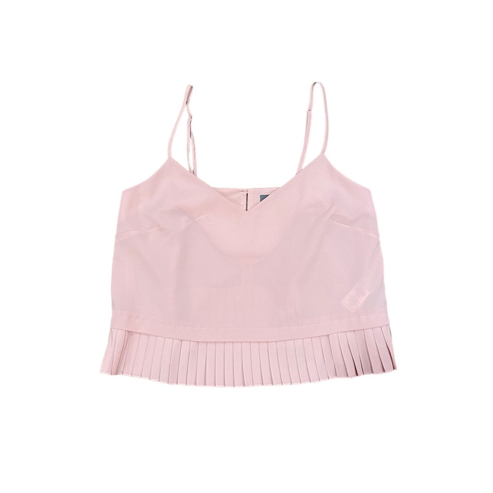 French Connection Pleated Hem Top